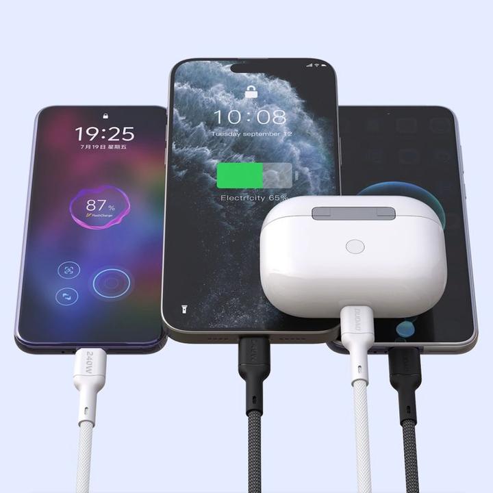Produktbild Dudao L9C Max 240W PD USB-C - USB-C 2m Kabel - Schwarz (2 m, 240 W)