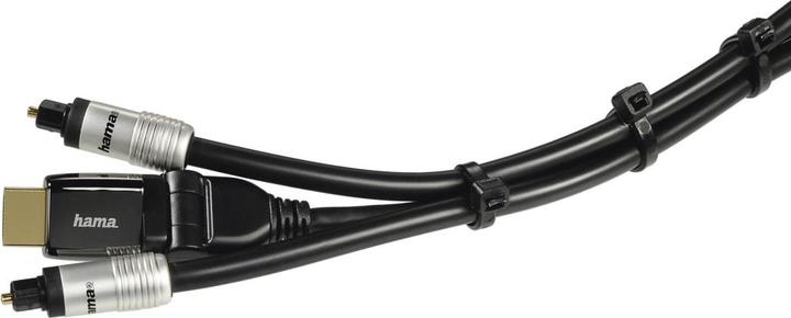 Actual product image Hama Cable tie set, 2.5 x 100/150/200 mm, black, 150 pieces (Plastic cable ties, 200 mm, 150 pcs.)