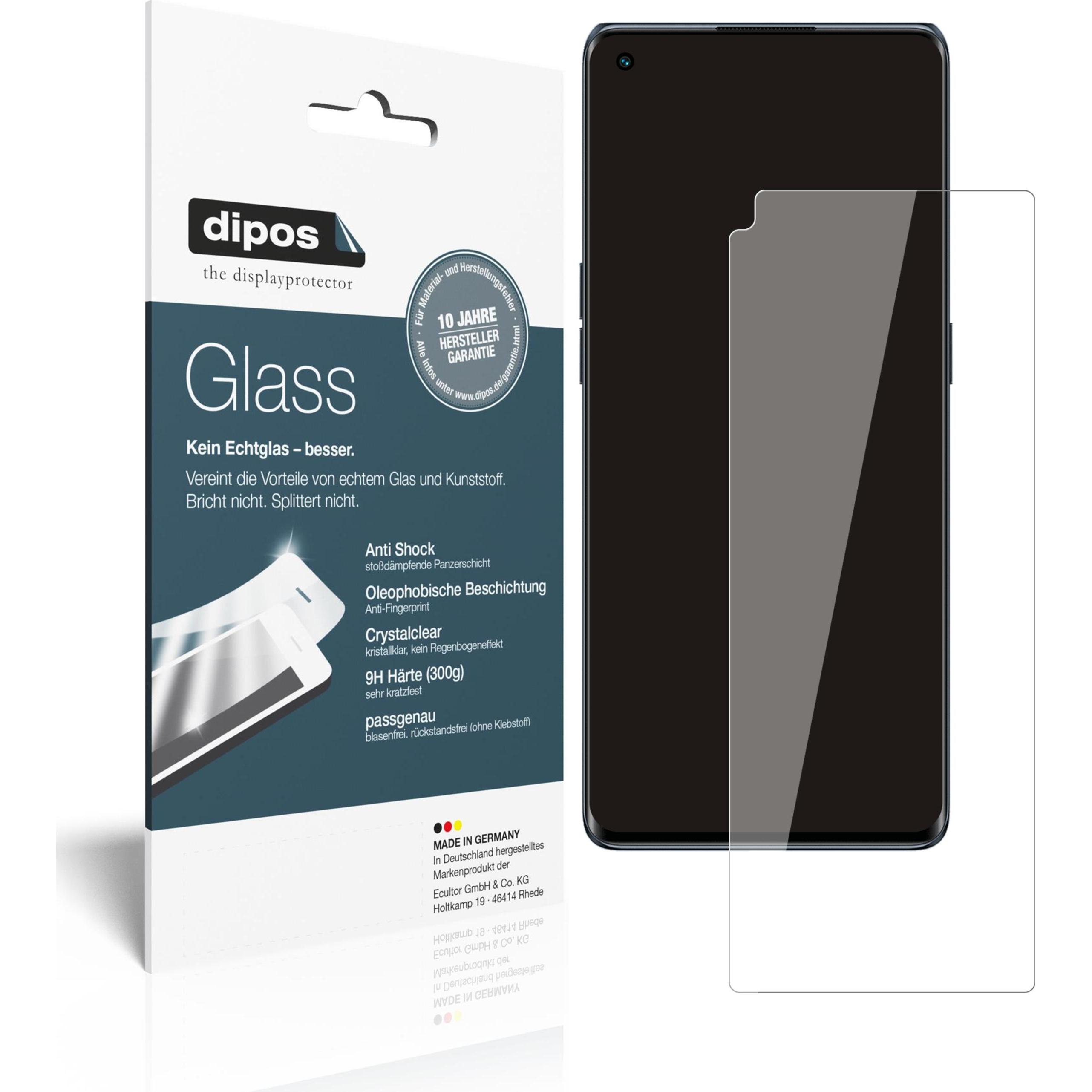 Dipos Displayschutz Anti-Shock (2 Stück, Oppo Reno 6 Pro+ 5G), Smartphone Schutzfolie, Transparent