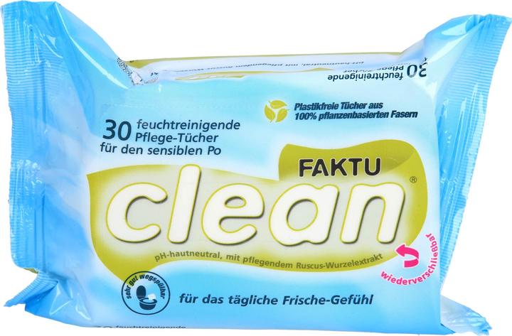 Produktbild Dr. Kade Pharma FAKTUclean feuchtreinigende Pflege-Tücher für den sensiblen Po, 30 St. Tücher (30 Stück)