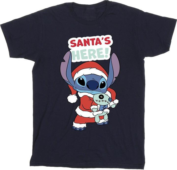 Immagine prodotto Disney Lilo & Stitch Santa's Here Maglietta Ragazze (152, 158)