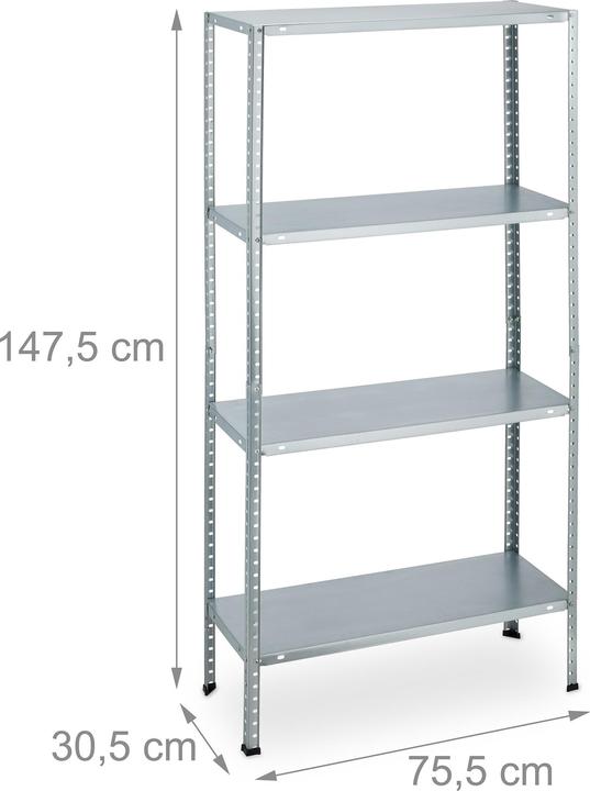 Image du produit Relaxdays 2x étagères pour charges lourdes