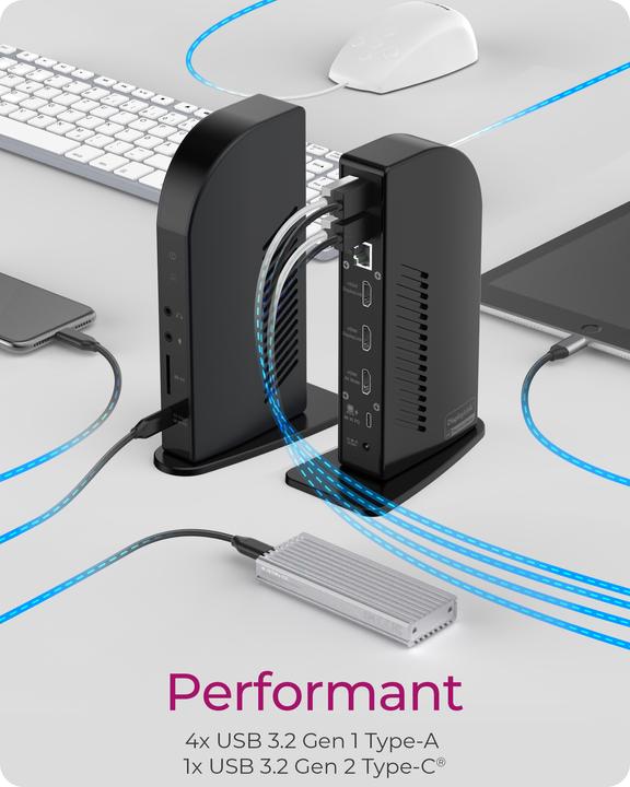 Produktbild Icy Box IB-DK2256AC (USB-C, 14 Ports)
