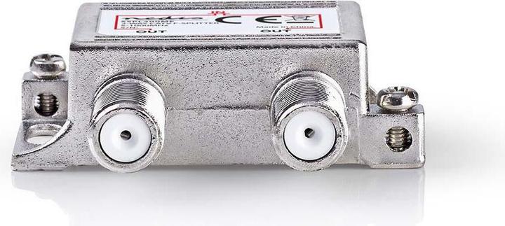 Actual product image Nedis CATV splitter | 5 - 1000 MHz | Insertion loss: 4.2 dB | Number of outputs: 2 | 75 Ohm | (CAT5)