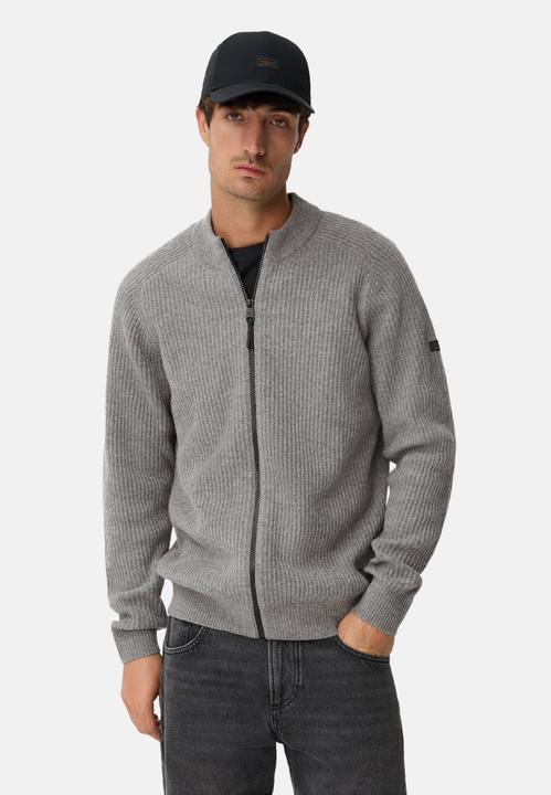 Immagine prodotto Camel Active Strickjacke aus reiner Wolle mit Stehkragen (5XL)