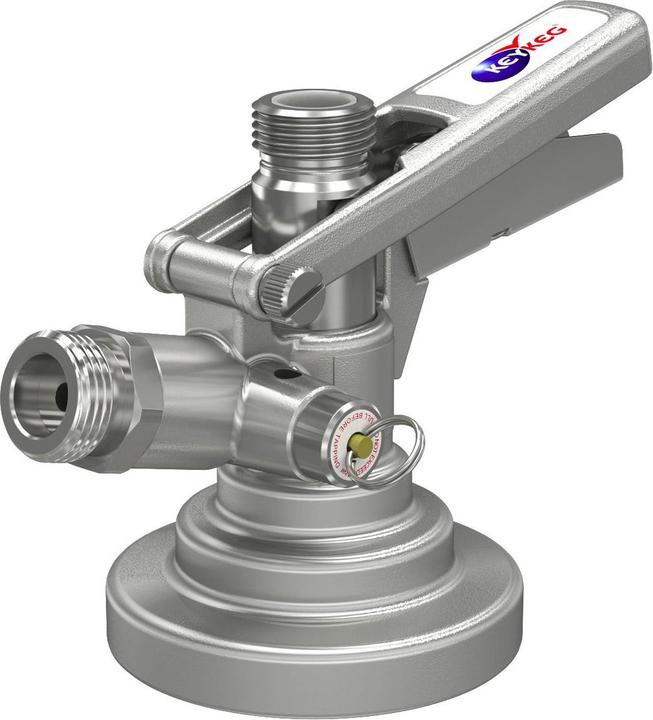 Image du produit Ich-zapfe Zapfkopf, Keg Verschluss für KeyKeg Fässer - Mit Sicherheitsventil & Fühler