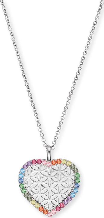 Produktbild Engelsrufer Herz Lebensblume Halskette (925er Silber, 45 - 50 cm)