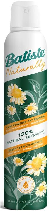 Produktbild Batiste Trockenshampoo Naturally Green Tea&Chamomille (200 ml, Trockenshampoo, 162 g)