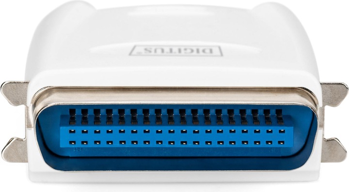 Image du produit Digitus Serveur d'impression Fast Ethernet 1xParallèle 1xRJ-45 avec bloc d'alimentation