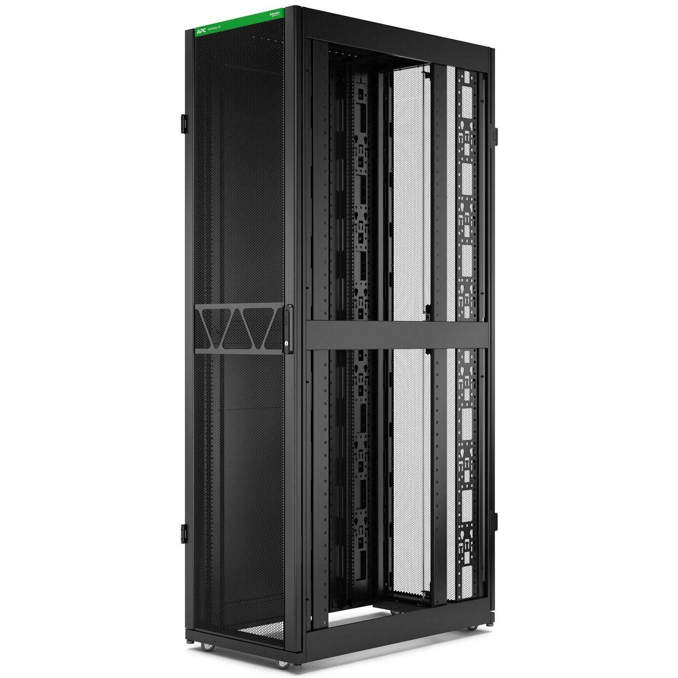 Thumbnail - APC NetShelter SX Server Rack Gen 2 48U 2258H x 600W x 1070D mm w/ Sides Black (48 HE, 19 Zoll Rack), Serverschrank, Sch...