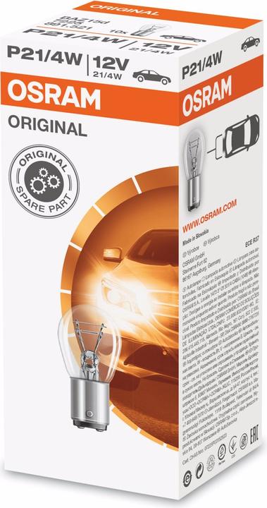 Actual product image Osram Original Metal Base (P21/4W)