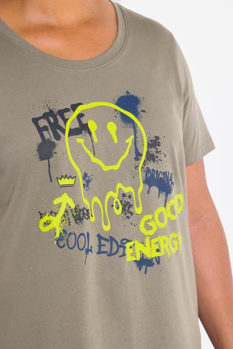 Immagine prodotto Angel of Style T-Shirt, A-Linie, Smiley, Halbarm (50)