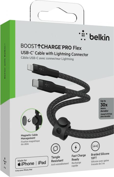 Produktbild Belkin USB C — Lightning (3 m, USB 3.2 Gen 1)