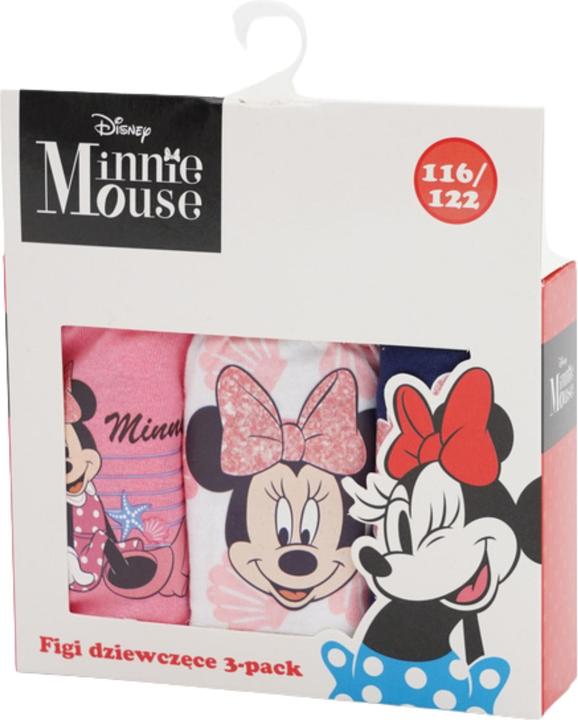 Image du produit Disney Mädchen-Unterhöschen Minnie Bows – 3er-Pack (116, 122, Lot de 3)