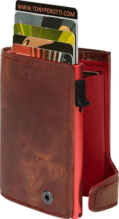 Braun mit Rot Aluminiumgehäuse