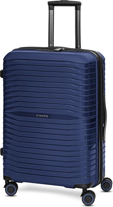 Stratic Shine 4 Rollen Kofferset 3-teilig mit Dehnfalte (193 l, XL (ab 115l))