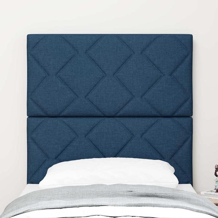 Produktbild VidaXL Kopfteil mit Rautenmuster Taupe 200 cm Stoff