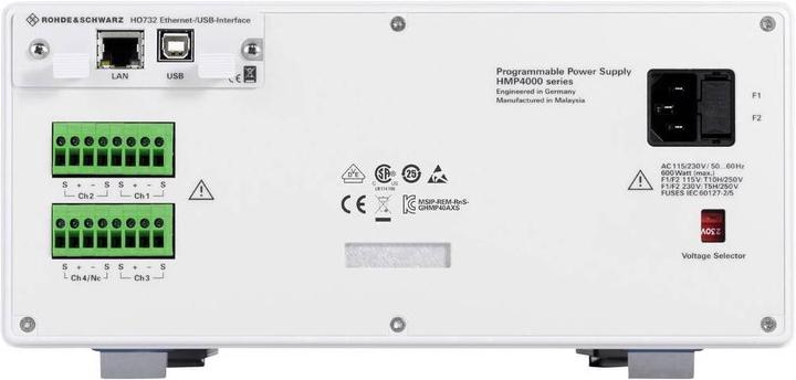 Actual product image Rohde & Schwarz Laboratory power supply unit, adjustable HMP4040 DC power supply unit