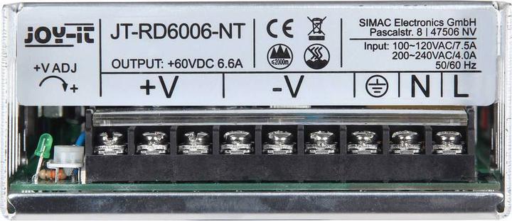 Produktbild Joy-it Joy it Industrienetzteil, Festspannung RD6006, 400W, 60V DC