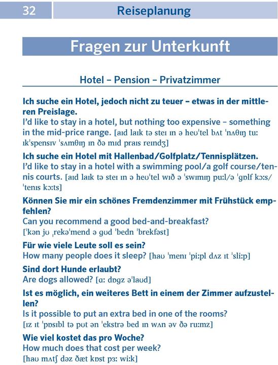Produktbild Pocket-Sprachführer Englisch (Deutsch, Englisch, 2018)