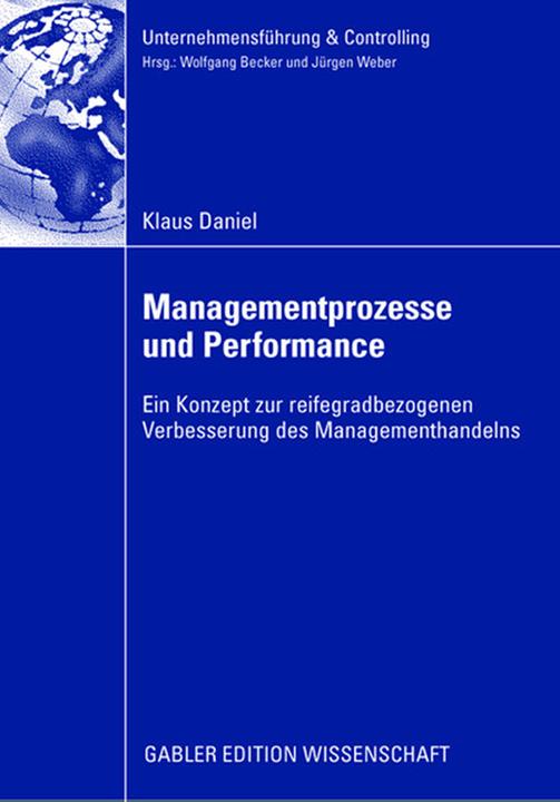 Produktbild Managementprozesse und Performance (Deutsch, Klaus Daniel, 2008)