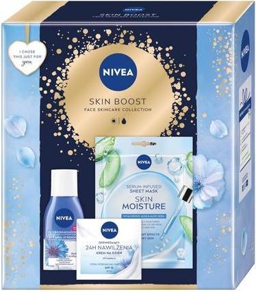 Actual product image NIVEA Niveaset Skin Boost Skin Moisture Mask - 50ml Day Cream And 125ml Makeup Remover (50 ml)