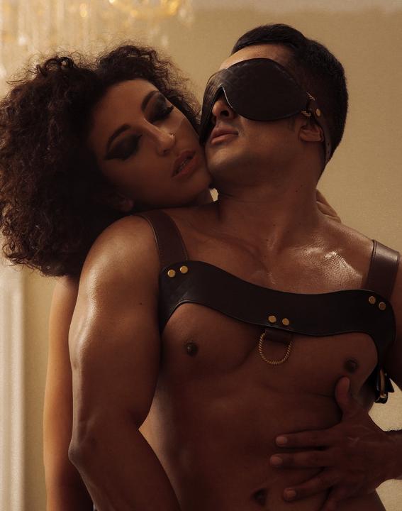 Produktbild Liebe Seele Augenbinde aus Leder