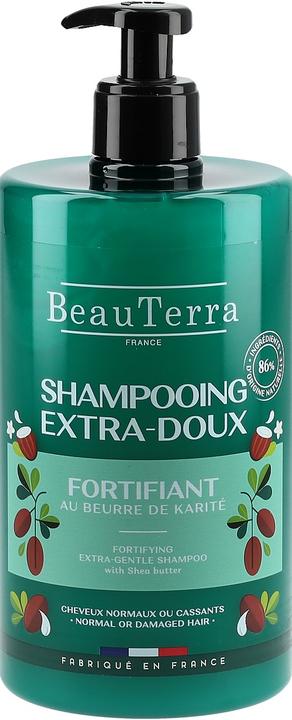 Image du produit BeauTerra shampooing extra doux fortifiant (750 ml, Shampoing liquide)