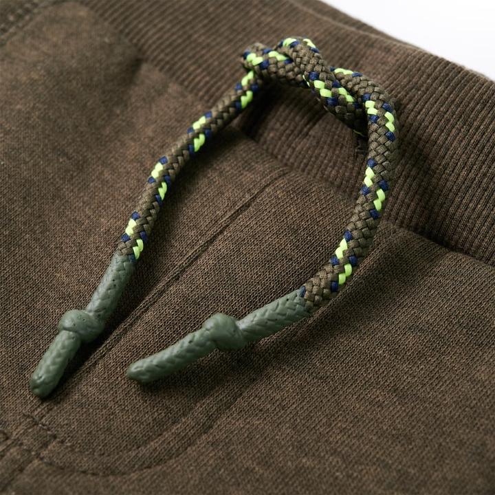 Image du produit vidaXL Pantalon de survêtement enfant Kaki Melange 116,Matière : 80 (116)