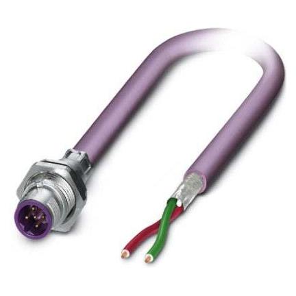 Phoenix Contact Bussystem-Einbaustecker, Elektronikkabel + Stecker, Violett