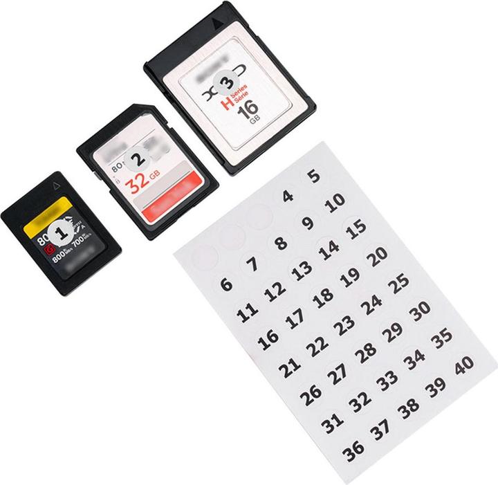 Produktbild JJC JBC BAT6 Plastic Storage Case