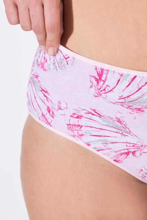 Actual product image Ulla Popken 5 Pack of Panties- Seashell Print (58)