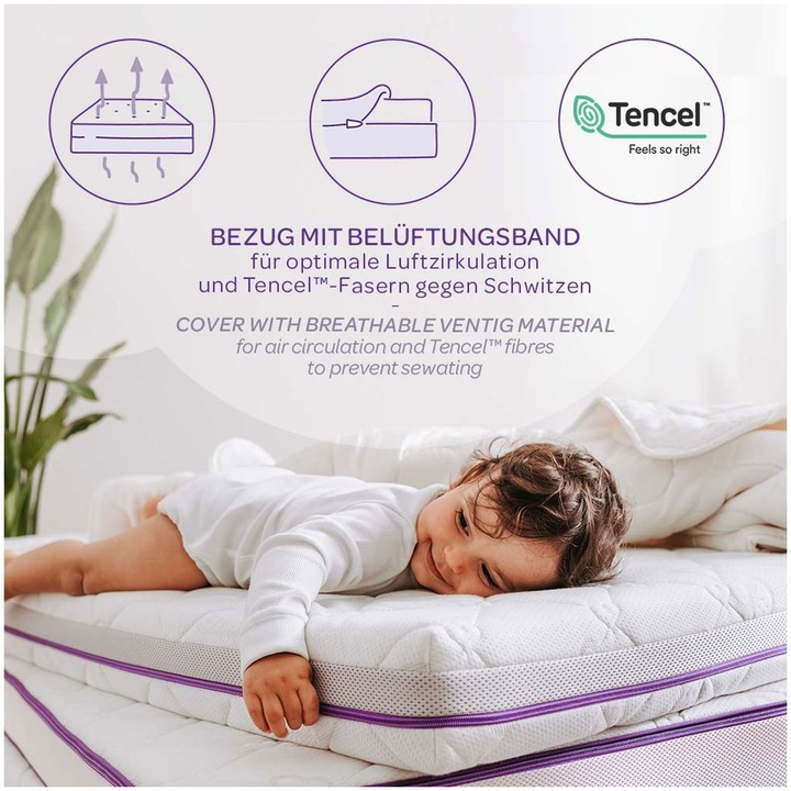 Image du produit Träumeland Matelas bébé Brise (60 x 120 cm)