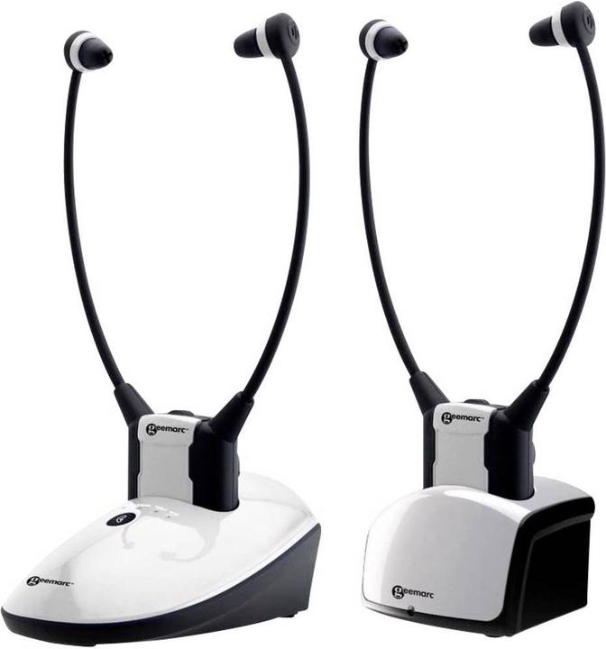 Produktbild Geemarc In Ear Kopfhörer CL7350 Funk TV Leichtbügel, Lautstärkeregelung, Headset (6 h)