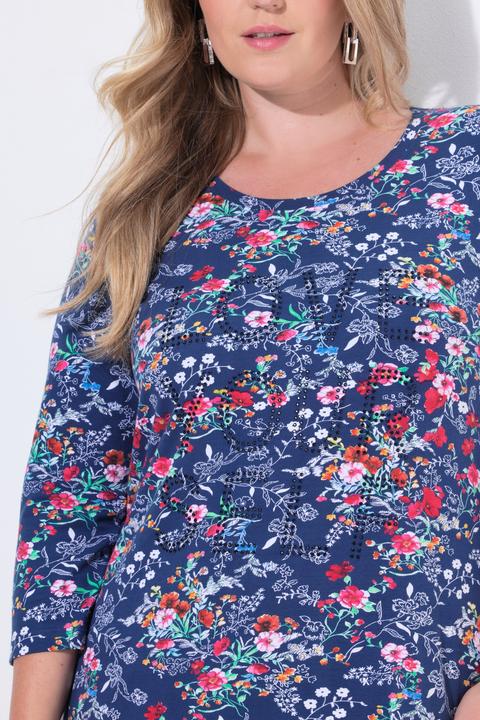 Produktbild Miamoda Longshirt, Minimalmuster, Glitzer-Statement (54)