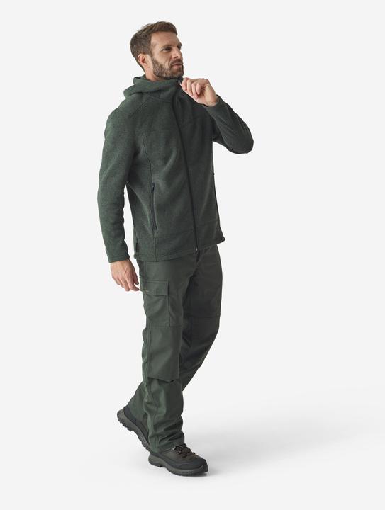 Produktbild Solognac Fleecejacke 500 Kapuze warm grün (XL)
