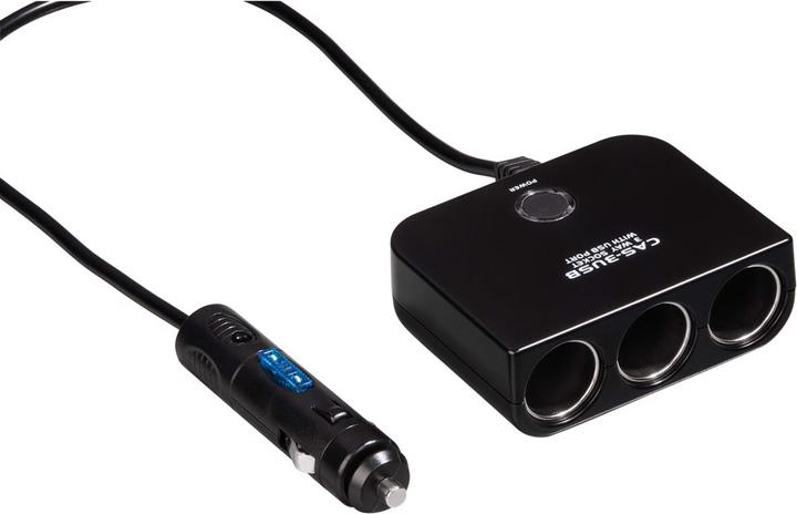 Image du produit Hama Distributeur à 3 voies pour l'allume-cigare