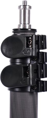 Produktbild Sirui DK28 Carbon Lampenstativ luftgefedert 2,8m hoch (280 cm, 10 kg)