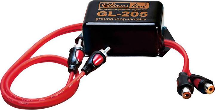 Actual product image Sinuslive GL-205 RCA interference suppression filter