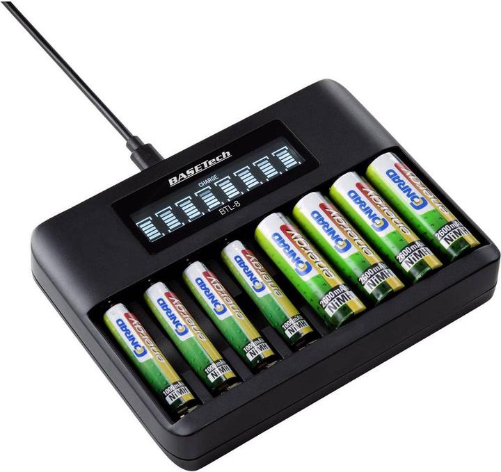 Produktbild Basetech BTL-8 (1 Stk., Ladegerät ohne Akku)