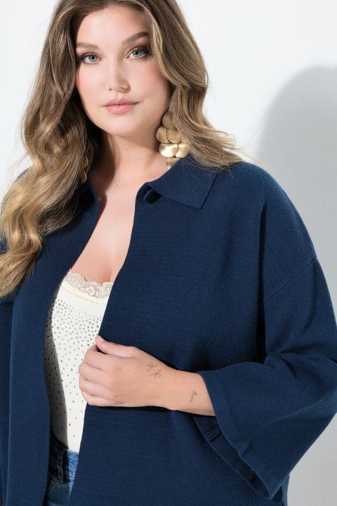 Produktbild Miamoda Strickjacke, Cape-Form, weite 3/4-Glockenärmel (58)