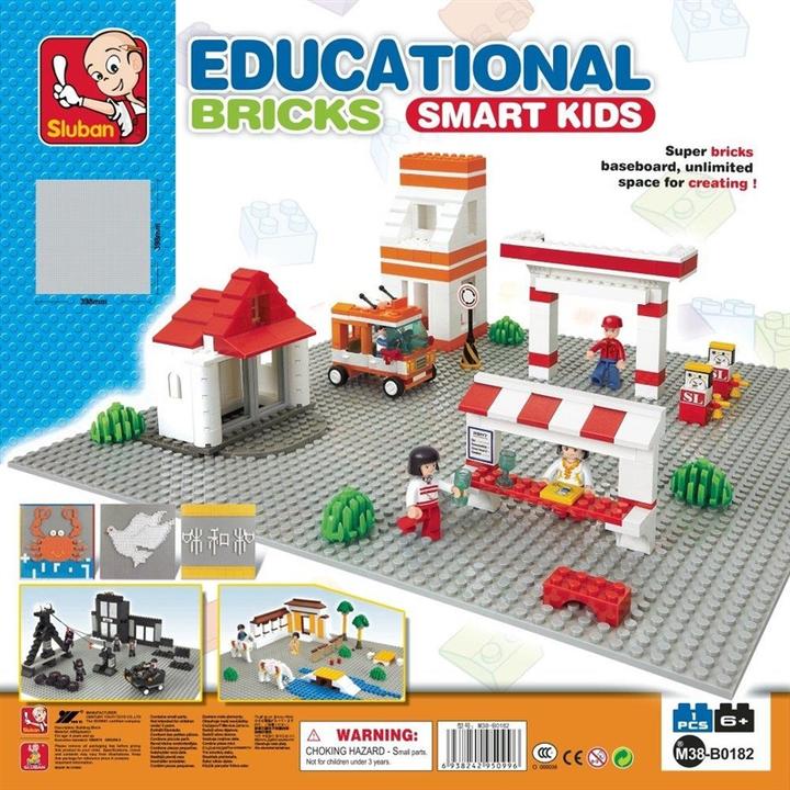 Produktbild Sluban Bau Platte grau