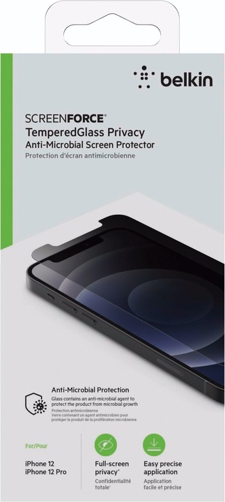 Produktbild Belkin ScreenForce TemperedGlass (1 Stück, Realme 12 Pro+, Apple iPhone 12)