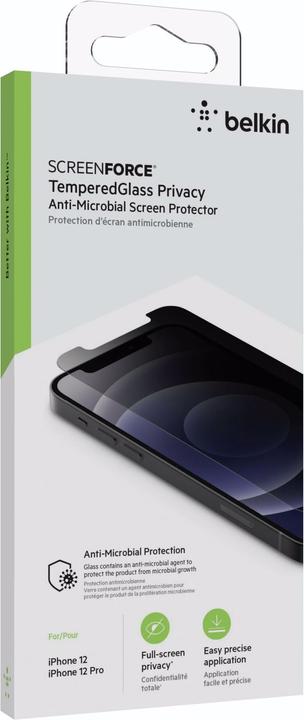 Image du produit Belkin ScreenForce TemperedGlass (1 pièce(s), Realme 12 Pro+, Apple iPhone 12)
