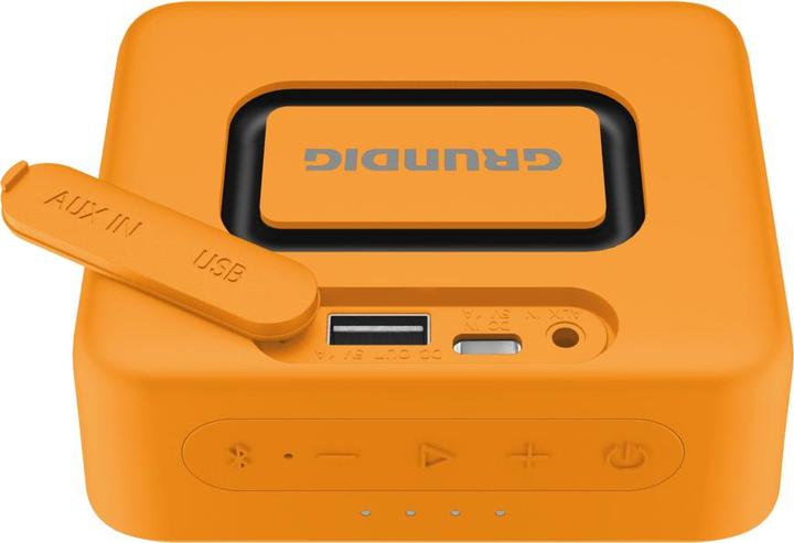 Actual product image Grundig GBT Jam+ Orange BT speaker (30 h, Rechargeable battery operated)