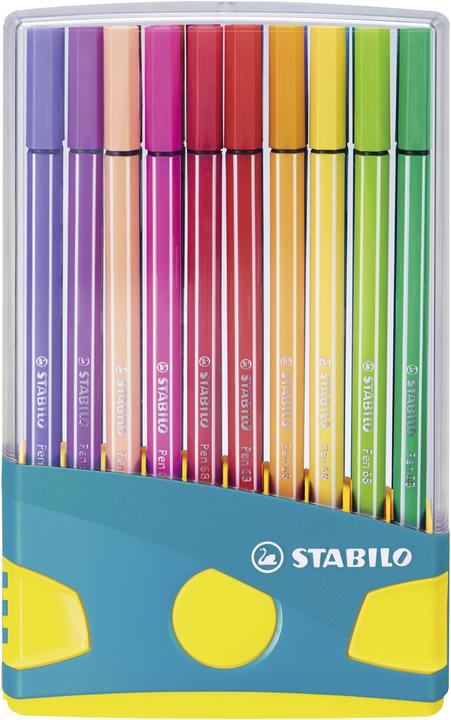 Actual product image STABILO Pen 68 ColorParade premium felt-tip pen (20x)