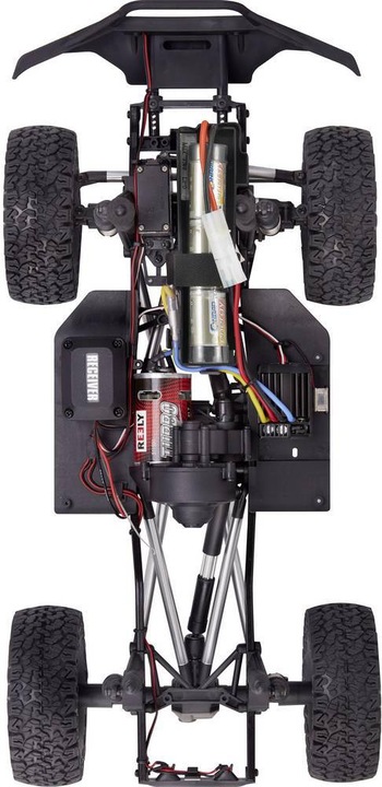 Actual product image Reely RC model car Free Men Extreme Brushed 1:10 electric crawler all-wheel drive (4) 100% RtR 2.4 GHz ink