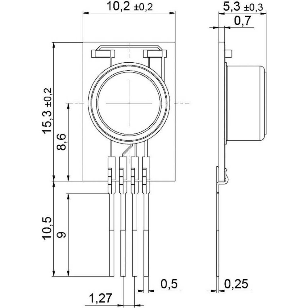 Thumbnail - IST, Feuchtigkeitsmessgerät, Feuchte und Temperatur Sensor Digitaler /Temperatur HYT