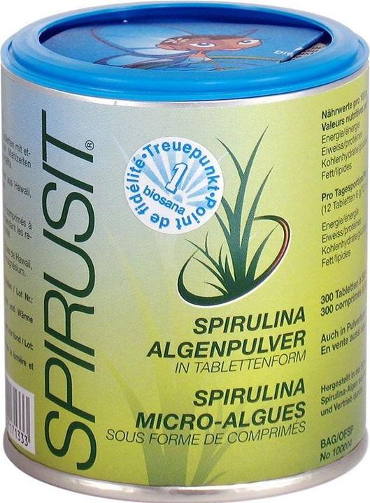 Actual product image Spirusit Microalgae Tablet 500 mg (300 pcs., Pills, 200 g)