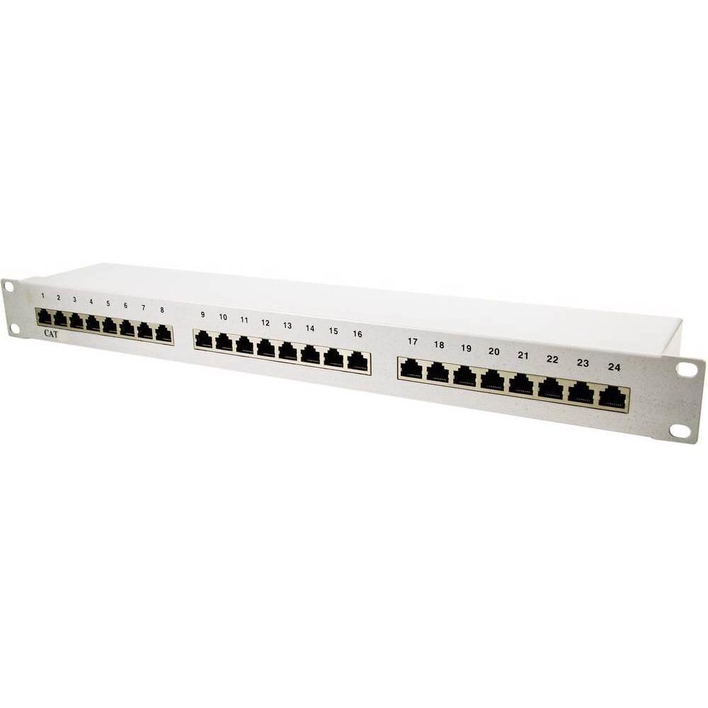 Thumbnail - LogiLink Netzwerk Patchpanel 6 12 Port grau, Server Zubehör, Grau